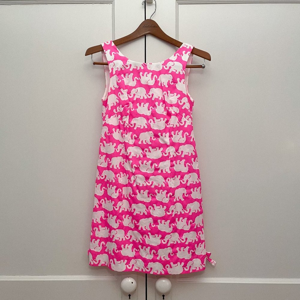 Lilly Pulitzer Delia Shift Dress Tusk in Sun Dress Size 0